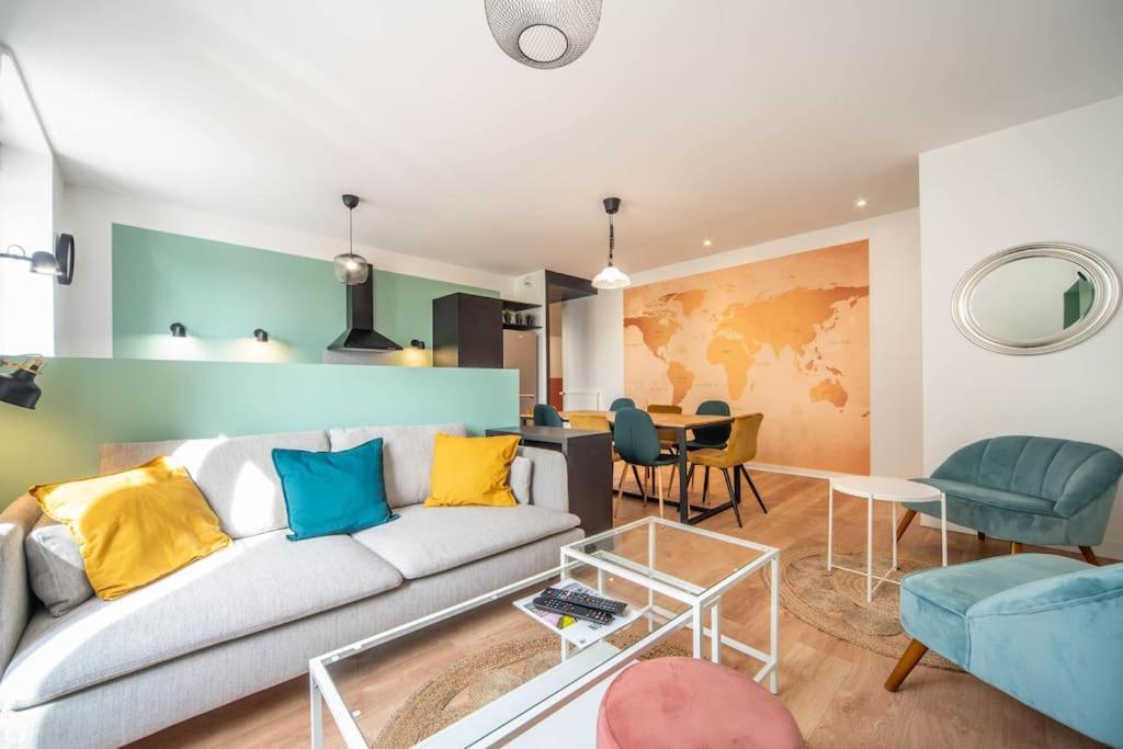 Macon Cozy / Appartement Central 100M² / 8 Pers Eksteriør billede