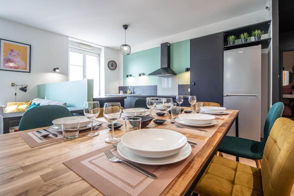 Macon Cozy / Appartement Central 100M² / 8 Pers Eksteriør billede